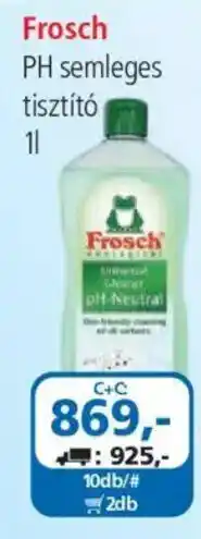 ÁRKLUB Frosch ph semleges tisztító ajánlat