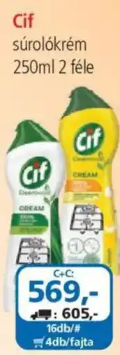 ÁRKLUB Cif súrolókrem ajánlat