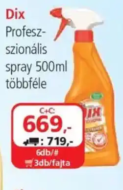 ÁRKLUB Dix profeszionális spray ajánlat