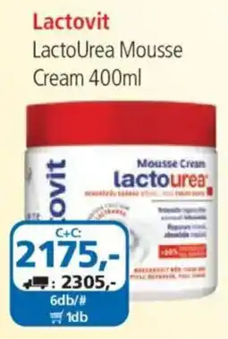ÁRKLUB Lactovit lactourea mousse cream ajánlat