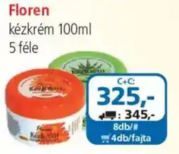 ÁRKLUB Floren kézkrém ajánlat