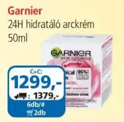 ÁRKLUB Garnier 24H hidratáló arckrém ajánlat