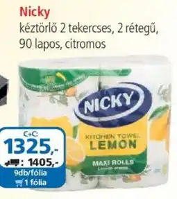 ÁRKLUB Nicky kéztörlő ajánlat