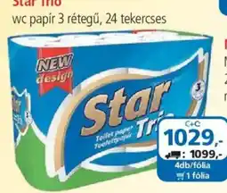 ÁRKLUB Star wc papír ajánlat