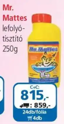 ÁRKLUB Mr. Mattes lefolyótisztító ajánlat