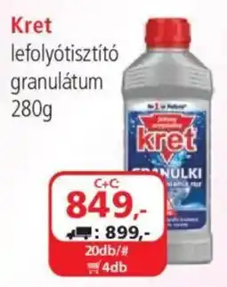 ÁRKLUB Kret lefolyótisztító granulátum ajánlat