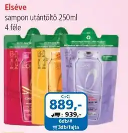 ÁRKLUB elséve sampon utántöltő ajánlat