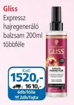 ÁRKLUB Gliss expressz hajregeneráló balzsam ajánlat