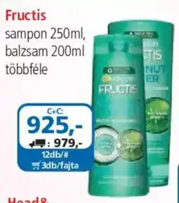 ÁRKLUB Fructis sampon balzsam ajánlat