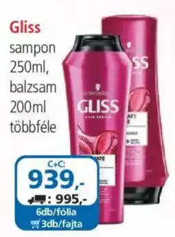 ÁRKLUB Gliss sampon balzsam ajánlat