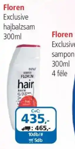 ÁRKLUB Floren exclusive hajbalzsam ajánlat