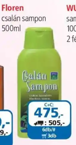 ÁRKLUB Calán sampon ajánlat