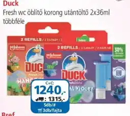 ÁRKLUB Duck fresh wc öblítő korong ajánlat