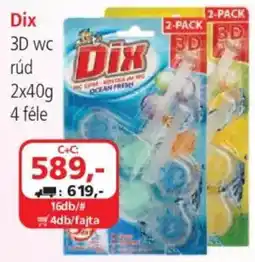 ÁRKLUB Dix 3d wc rúd ajánlat