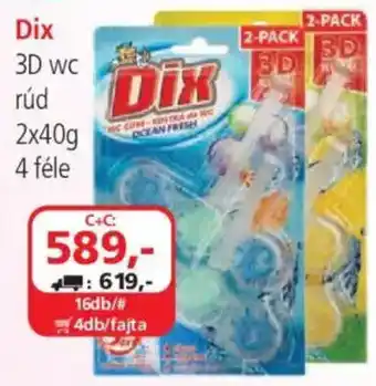 Dix 3d wc rúd