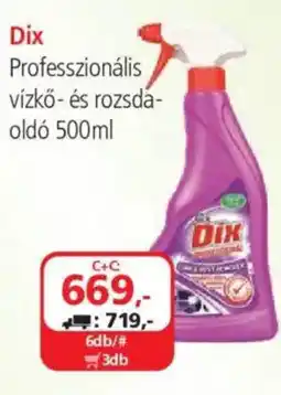 ÁRKLUB Dix professzionális vízkő- és rozsda-oldó ajánlat