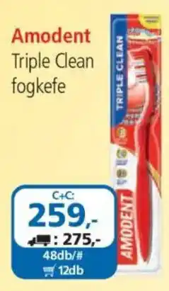 ÁRKLUB Amodent triple clean fogkefe ajánlat