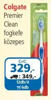 ÁRKLUB Colgate Premier Clean fogkefe közepes ajánlat