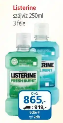 ÁRKLUB Listerine szájvíz ajánlat