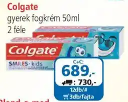 ÁRKLUB Colgate gyerek fogkrém ajánlat