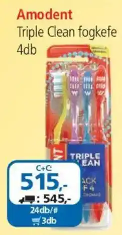 ÁRKLUB Amodent triple clean fogkefe ajánlat
