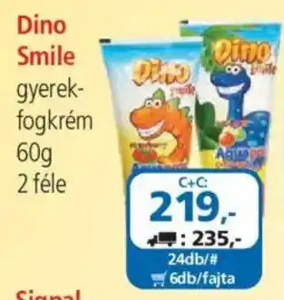 Dino Smile gyerek-fogkrém