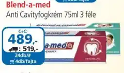 ÁRKLUB Blend-a-med anti cavityfogkrém ajánlat