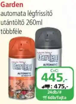 ÁRKLUB Garden automatikus légfrissítő ajánlat