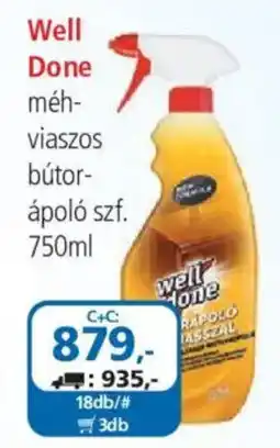 ÁRKLUB Well Done bútorápoló szf. ajánlat