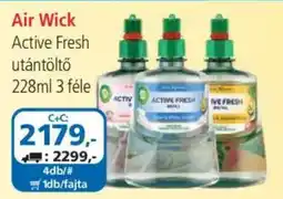 ÁRKLUB Air Wick active fresh utántöltő ajánlat