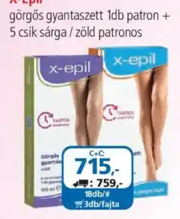 ÁRKLUB x-epil görgős gyantszett ajánlat