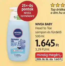 DM NIVEA BABY ajánlat