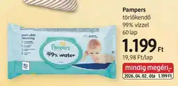 DM Pampers Törlőkendő ajánlat