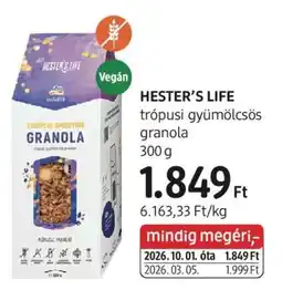 DM HESTER'S LIFE ajánlat