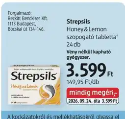 DM Strepsils ajánlat