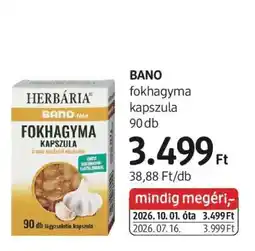 DM BANO fokhagyma kapszula ajánlat