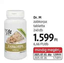 DM Dr. M zabkorpa tabletta ajánlat