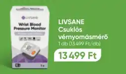 Benu Gyógyszertárak LIVSANE Csuklós vérnyomásmérő ajánlat