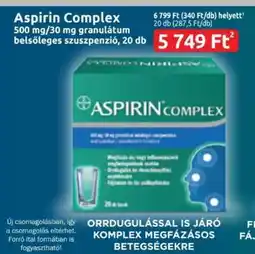 Benu Gyógyszertárak Aspirin Complex ajánlat
