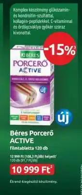 Benu Gyógyszertárak Béres Porcerő ACTIVE ajánlat