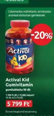 Benu Gyógyszertárak Actival Kid Gumivitamin ajánlat