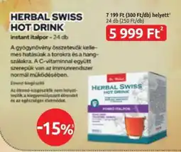 Benu Gyógyszertárak HERBAL SWISS HOT DRINK ajánlat