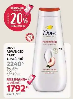 Dove Advanced Care Tusfürdő
