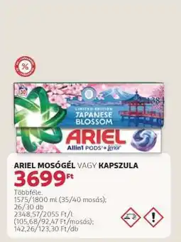 Rossmann Ariel mosógél vagy kapszula ajánlat