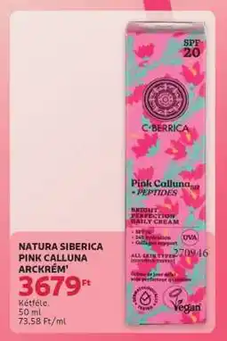 Rossmann NATURA SIBERICA PINK CALLUNA ARCKRÉM ajánlat