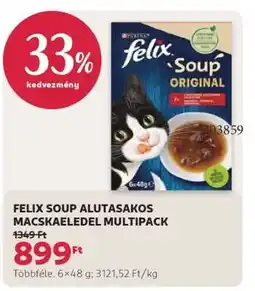 Rossmann FELIX SOUP ALUTASAKOS MACSKAELEDEL MULTIPACK ajánlat