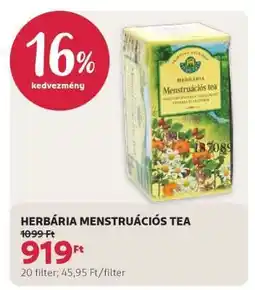 Rossmann HERBÁRIA MENSTRUÁCIÓS TEA ajánlat