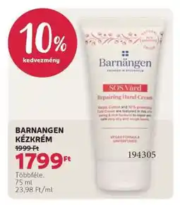 Rossmann BARNANGEN KÉZKRÉM ajánlat