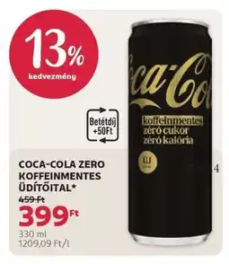 Rossmann COCA-COLA ZERO KOFFEINMENTES ÜDÍTŐITAL ajánlat