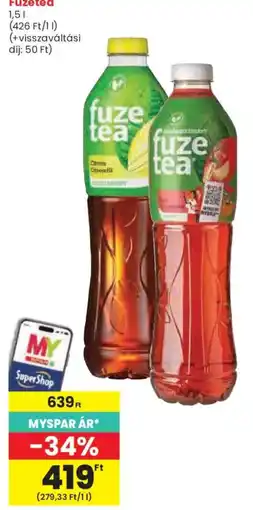 Spar fuze tea ajánlat